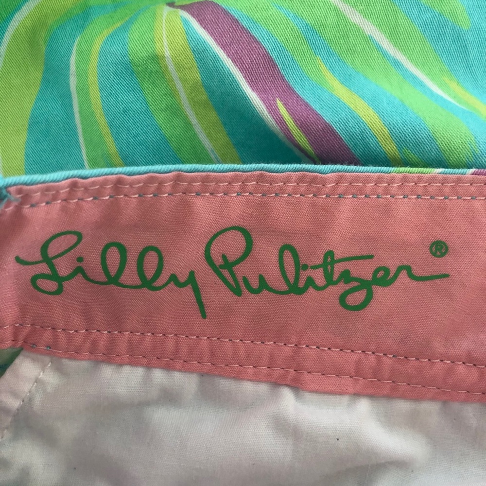 Lilly Pulitzer Palm Tree Resort Fit Bermuda Shorts - Picture 5 of 8